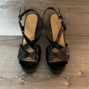 Nine West Strappy Wedge Heels